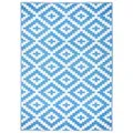 Tapiso Outdoorteppich IBIZA, rechteckig, Outdoor, Balkon, Garten blau 180 cm x 270 cm