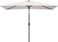 vidaXL Sonnenschirm 200x300 cm Sandweiß Rechteckig