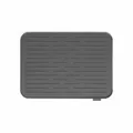 Brabantia Abtropfmatte SinkSide Geschirrmatte Geschirrabtropfgestell Dark Grey