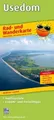 Rad- und Wanderkarte Usedom: mit Ausflugszielen, Ei... | Buch | Zustand sehr gut