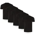 Herrentshirt 3/5erpack Herren TShirt , Schwarz 5erpack, S