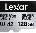 Lexar microSDXC Silver Plus UHS-I 128GB V30