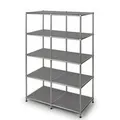 Floordirekt Metallregal Concept Epure MK-015 Standregal 78 x 40 x 118 cm Grau