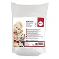 Rayher Hobby Rayher 3315200 Füllwatte hochflauschig 300 g Beutel, Füllmaterial 100% Polyester, Mehrfarbig, Flocken, waschbar 95 Grad, Bastelwatte, Kissenfüllung, Füllmaterial, Stopfwatte