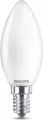 Philips Filament-Kerzenlampe, B35 E14, Milchglas, 60 W, 6,5 W, 60 W, E14, 806 lm, 15000 h, Warmweiß