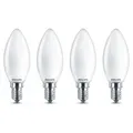 Philips LED Classic E14 Lampe 6.5W=60W Leuchtmittel 2700K Warmweiß Glühbirne 4ER
