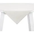 Pichler Tischwäsche Cordoba Mitteldecke 100x100 cm | brillant-weiss - weiß