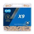 KMC Fahrradkette X9 Ti-N Gold 114 Schakels