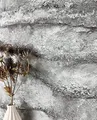Newroom Tapete Grau Vliestapete Stein - Steintapete Modern Hellgrau Blau Felsen Steinmauer Steinoptik 3D Optik Felsen Steinmauer inkl. Tapezier-Ratgeber