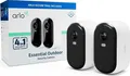 Arlo Essential Outdoor - Netzwerk-Überwachungskamera - Außenbereich - witterungsbeständig - Farbe (Tag&Nacht) - 4 MP