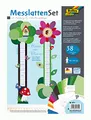 folia 971 - Messlatten Set "Baum oder Blume", Bastelset zum Erstellen einer wunderschönen Messlatte aus Fotokarton