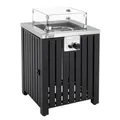 TEPRO Feuerstelle "Topeka", Gas, Höhe: 78 cm, anthrazit - grau