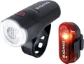 SIGMA SPORT Fahrradbeleuchtung Aura 30 Frontlicht und Curve Rücklicht Beleuchtungsset