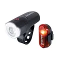 Sigma LED Batterie Beleuchtung Set Scheinwerfer Aura 30 + Rücklicht Curve