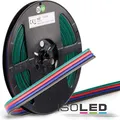 RGB Kabel, 4-polig, Farbkennzeichnung, 4x0,5mm, Bund 10m