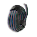 ISOLED Kabel RGB 10m Rolle 4-adrig Litzen 0.50mm² H03VH-H AWG20 fürLED Streifen