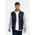 Indicode Sommerjacke Herren INErlando Herrenjacke Reißverschluss Übergangsjacke mit gesteppter Front und Reißverschluss blau XL (46)