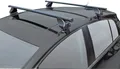 Dachträgersatz Twinny Load Stahl S55 kompatibel mit Citroën C4 Picasso/Grand Picasso 2013- & C4 Spacetourer/Grand Spacetourer 2018- (Fahrzeuge ohne Dachreling), Schwarz