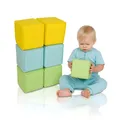 Softbausteine-Set für Babys und Kinder ab 0 Jahre mit 6 Schaumstoffwürfeln 14 cm