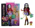 Monster High-Puppe Jinafire Long Drachenmädchen mit Haustierhund Cloudy Yun Yun