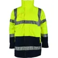 Safestyle Arbeitsjacke Warnschutz-Parka 4-in-1 "SPENCER" gelb/marine S