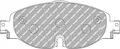 FERODO RACING Bremsbelagsatz, Scheibenbremse FCP4433H