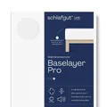Schlafgut Pro Molton Wasserdichter Matratzenschoner 90x190-100x200 aus 100% Baumwolle, Matratzenauflage mit Gummizug