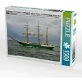 Großsegler "Alexander v. Humboldt II" auf der Ostsee vor Warnemünde, Hanse Sail 2013 (Puzzle)