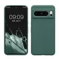 kwmobile Handyhülle für Google Pixel 8 Pro Hülle, für Pixel 8 Pro Case - Hülle Silikon - kabelloses Laden - Tannengrün
