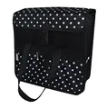 Beluko FAHRRADTASCHE 26" 28" Erwachsene Satteltasche Gepäckträgetasche Doppel 2x15l / Einzelne 1x15l (30. UNO - Polka Dots)