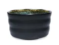 Teeladen Herzberg MAOCI - Matcha Tee-Schale Chawan aus Porzellan 350ml schwarz handgefertigt