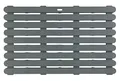 WENKO Badematte Mod. Indoor & Outdoor Grau, 50 x 80 cm mit rutschhemmender Struktur Grau