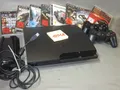 Sony Playstation 3 Slim (CECH-2104B) mit 2 Controllern + 8 Spiele (120GB)