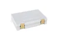 WESTIN Angelkoffer, Westin W3 Tackle Box 27,5x18,5x4,5cm Grey/Clear Angelbox