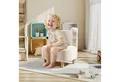 AIYAPLAY Kindersessel mit Teddyfleece-Optik, Bärenform (Kinderstuhl mit Holzbeine, 1-St., Kindersofa), für Kinderzimmer, Spielzimmer, Beige