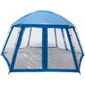 Steinbach Pooldach 500 x 433 x 250 cm | blau | für Pools bis 400 cm