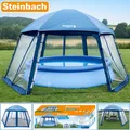 Steinbach Pooldach 500x433x250cm Poolüberdachung Poolpartyzelt Gartenpavillion