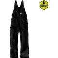 Carhartt Loose Fit Firm Duck Insulated Bib Dungarees black (BLK) M REG