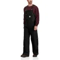 Carhartt Arbeitslatzhose FIRM DUCK INSULATED BIB (1-tlg) mit seitlichem Schnellverschluss von Knöchel bis Hüfte schwarz M