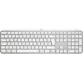 Logitech MX Keys S Tastatur RF Wireless + Bluetooth QWERTZ Deutsch Aluminium, Weiß - Grau/Weiß