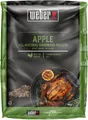 Weber Apfelholz Pellets Grillpellets Räucherpellets Naturholz 8kg Beutel Aroma