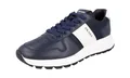 Prada Herren Blau Leder Sneaker 4E3571 40.5 EU / 6.5 UK