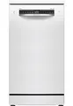 Bosch SPS4HKW49E Serie 4 Freistehender Geschirrspüler 45 cm, Vario Flex Korbsystem, AquaStop, Extra Trocknen, Active Water Technologie, EcoSilence Drive, Weiß