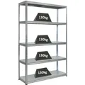 PROREGAL Schwerlastregal Steel Eagle HxBxT 180x120x40 cm Fachlast 130kg Verzinkt