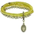 KONPLOTT Armband KONPLOTT Armband elastisch Petit Glamour d ́Afrique gelb antik Messing gelb