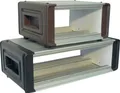 Proma 133 040c Labor-Gehäuse (B x H x T) 280 x 165 x 280mm Aluminium Aluminium (eloxiert), Braun 1St.