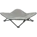 TRIXIE Hundebett Camping-Bett - beige/schwarz - 88 × 32 × 88 cm beige|schwarz 880 cm x 880 cm