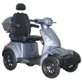 GREENSTREET Elektromobil "E-Mover Deluxe", Verbrauch: ca. 1€/100 km, Trommelbremse/Scheibenbremse - grau