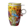 Goebel James Rizzi James Rizzi - Not Getting Around the Traffic - Teetasse mit Deckel und Sieb
