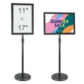 VEVOR Infoständer Präsentationsständer Plakatständer Einstellbar 850-1357mm